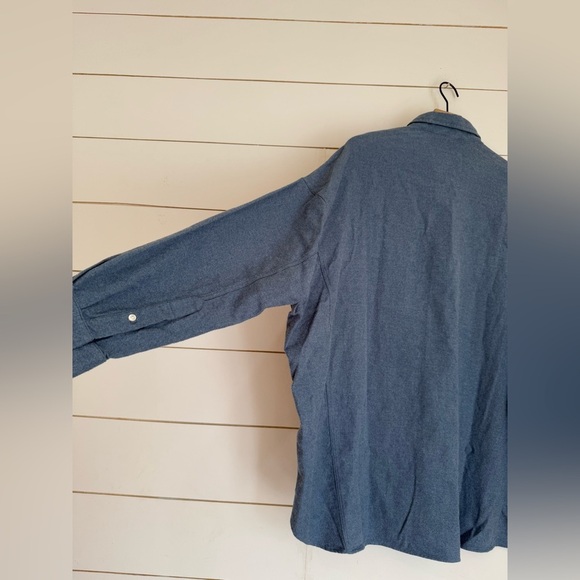 Frank & Eileen Mcloughlin Shirt Jacket in Melange Jean - Picture 14 of 16